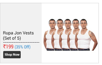 Rupa Jon Sleeveless Vests - Set of 5  