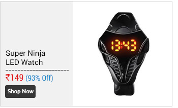 Super Ninja Covert Agent Mercenary LED Watch (Color may vary)  