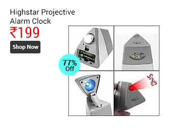 Highstar Projective Alarm Clock Cum Led Projective Lamp  