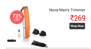 Nova Cordless Nht 1045 O Trimmer For Men(Orange)  