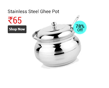 Stainless Steel Ghee Pot  