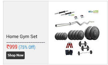 Body Maxx 25 Kg Home Gym Set + Gloves + Grippers + Dumbells rods + 3 FT EZ BAR.  