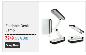 Foldable Desk Lamp cum Reading Light (Rechargeable)                      