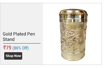 Gold plated High Quality pen stand                      