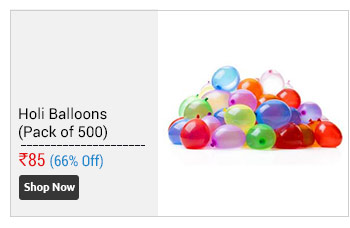 Holi Water Balloons Pack of 500  