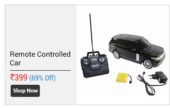 Remote Control Rechargeable Range Rover - (Black, RED)  