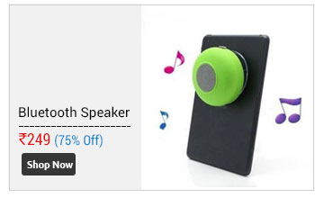 Portable Waterproof Bluetooth Speaker with Suction Cup Mic  