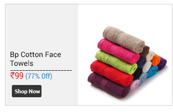 Bp Cotton Face Multicolour Towels (Pack of 12)  