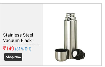 Sleek Hot & Cold Stainless Steel Vacuum flask (750 ml) for school and office  