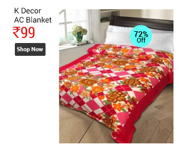 K Decor Single Bed AC Blanket (KS-008)  
