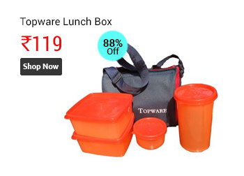 Topware Lunch Box With Insulated Bag - 4 Pcs  