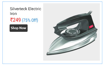 Silverteck Electric Dry Iron Light Weight  