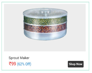 Sprout Maker With 3 Compartments  