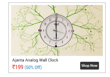 Ajanta Analog Wall Clock(Silver, With Glass)1547  