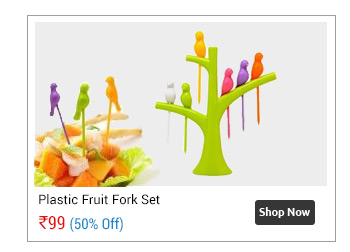 Plastic Fruit Fork Set  