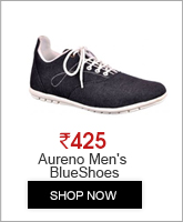 Aureno Men's Blue Casual Shoes