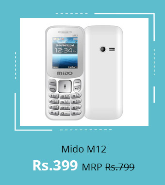 Mido M12 (Dual Sim,1.8 Inch TFT Display, 1000 mAh Battery)