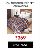 Sai Arpan's Beautiful Designer Single Bed AC Blanket-Assorted Colours