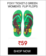 Foxy Ticket-2 Green Women's Girl Lady Flip Flops