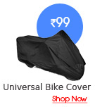 Universal Size Bike Body Cover for all Bikes Black Color