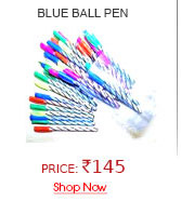 Blue Ball Pen (Use & Throw) Pack of 50 Pens