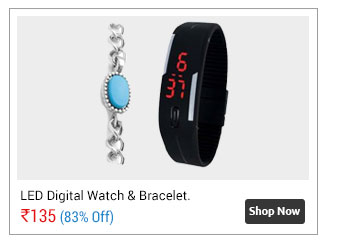 Mango People LED Digital Watch with Salman Khan Bracelet.  