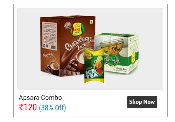 Apsara Combo Chocolate Tea 250gm, Green Tea 100gm & Lemon Ice Tea  