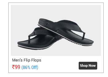 Men's Black Flip Flop