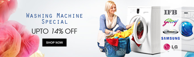 Washing Machine Special – Upto 14% Off