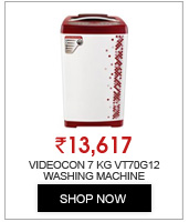 Videocon 7 Kg VT70G12 Digi Pearl Supreme Fully Automatic Washing Machine (White)