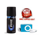 Axe Deo + Mp3 Player
