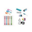 Novel 3000mAh Powerbank+LED Light+Dual USB Car Charger+Charging Cable
