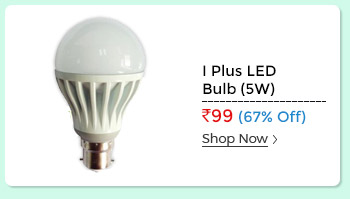 I Plus LED Bulb 5 Watt White  