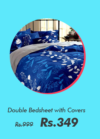 Double Bedsheet with Covers