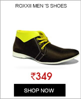 Roxxii Brown & Yellow Men Casual Shoes