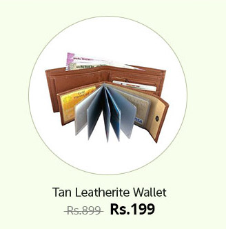 Tan Leatherite Wallet