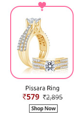 Pissara Fancy Two Tone CZ Ring  