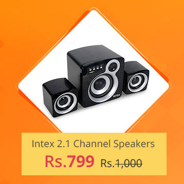 Intex IT-850U 2.1 Channel Multimedia Speakers 