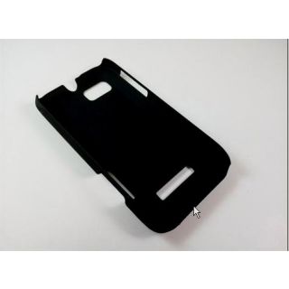 Black Ultra Thin Rubberized Matte Hard Case Cover For Motorola Defy XT535