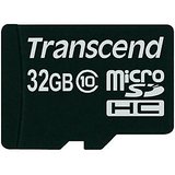 Transcend 32GB Class 10 MicroSDHC Micro SD Microsd Flash Card 32 GB