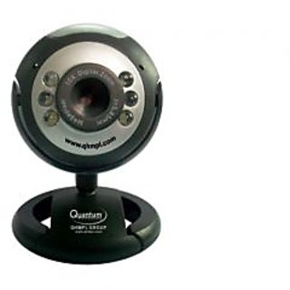 Quantum 6 LED Night Vision USB 25 MP Webcam With Microphone