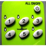 Remote Control System For 5 Lights And 1 Fan With 10 Speed Regulator