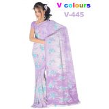 Designer Indian Sari Semi Crepe D.kemai Printed With Blouse Saree 6mts Cut En 2 3 4 5 6 7