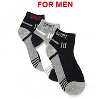 CozySoft Mens Sports Ankle Socks – Pack of 3@59/- with free home delivery