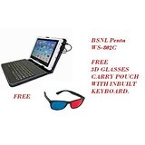 Pantel Bsnl Penta Ws-802C-Dc Calling Tablet (8 Gb, White) With Free 3D Glasses & Penta Branded Carry Pouch With Inbuilt Keyboard