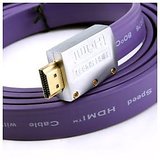 High Speed Hdtv 1080p Flat Hdmi Cable With Ethernet Wii/ Ps2/ Ps3/ Xbox 360
