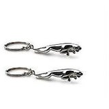 Set of 2 3D Jaguar Keychain Stainless Steel Keyring Limited Edition