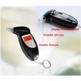 Professional Digital Breath Alcohol Tester With Lcd Display And 5 Pcs Mouthpiece 68 Dark Blue
