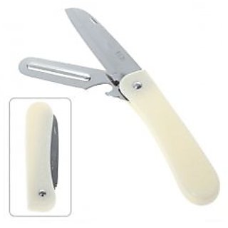 3 In 1 Foldable Fruit Knife Bottle Opener Sharpen Tool