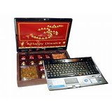 SEND DIWALI CHOCOLATES with 250 grams DRY FRUITS IN LAPTOP GIFT BOX for DIWALI